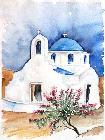 Griechische Kirche 32x24 cm